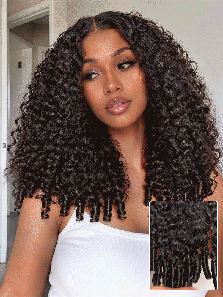 New Customers Only | Luvme All-Day Comfort Wig 180% Density Burmese Curly Finger Coil Ends PartingMax Glueless 7x6 Closure HD Lace Wig Pre-Cut Lace-01