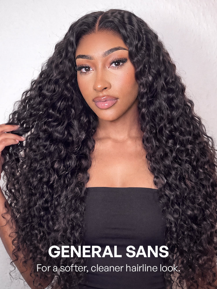 PreMax 180% / 250% Density Water Wave Glueless Flexi-Fit Drawstring 13x4 Frontal Lace Fluffy Curly Wig Pre-Cut Lace-59