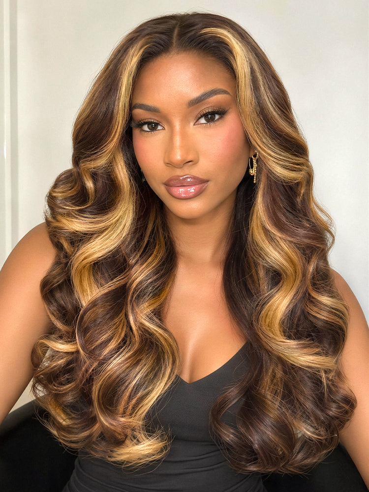 PreMax 180% Density 18 Inch 13x4 Frontal HD Lace Custom Wig  Pre-cut Lace-36
