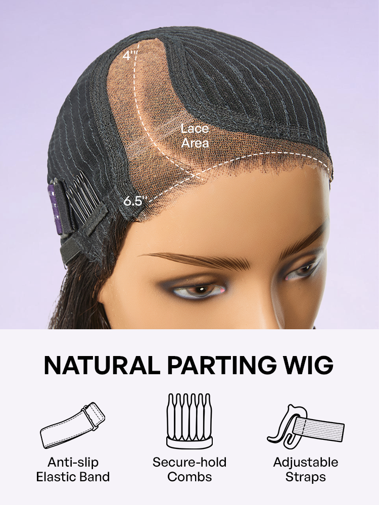 Soft-Shine Mocha Mousse Ombre - Fluffy Kinky Curl Glueless Minimalist HD Lace Wig Ready to Go-18