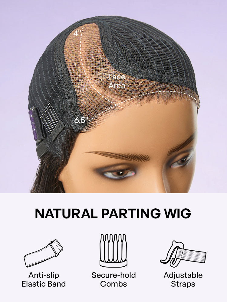 Honey Blonde Highlight Layered Cut Glueless Wig Minimalist HD Lace Human Hair Wig-26