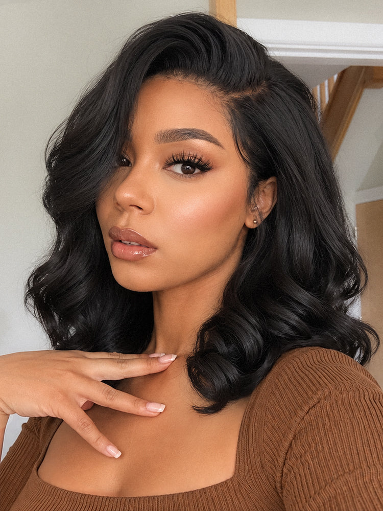 Luvme All-Day Comfort 250% Density Glueless 7x6 Closure HD Lace Loose Body Wave Short Wig Pre-Cut Lace-22