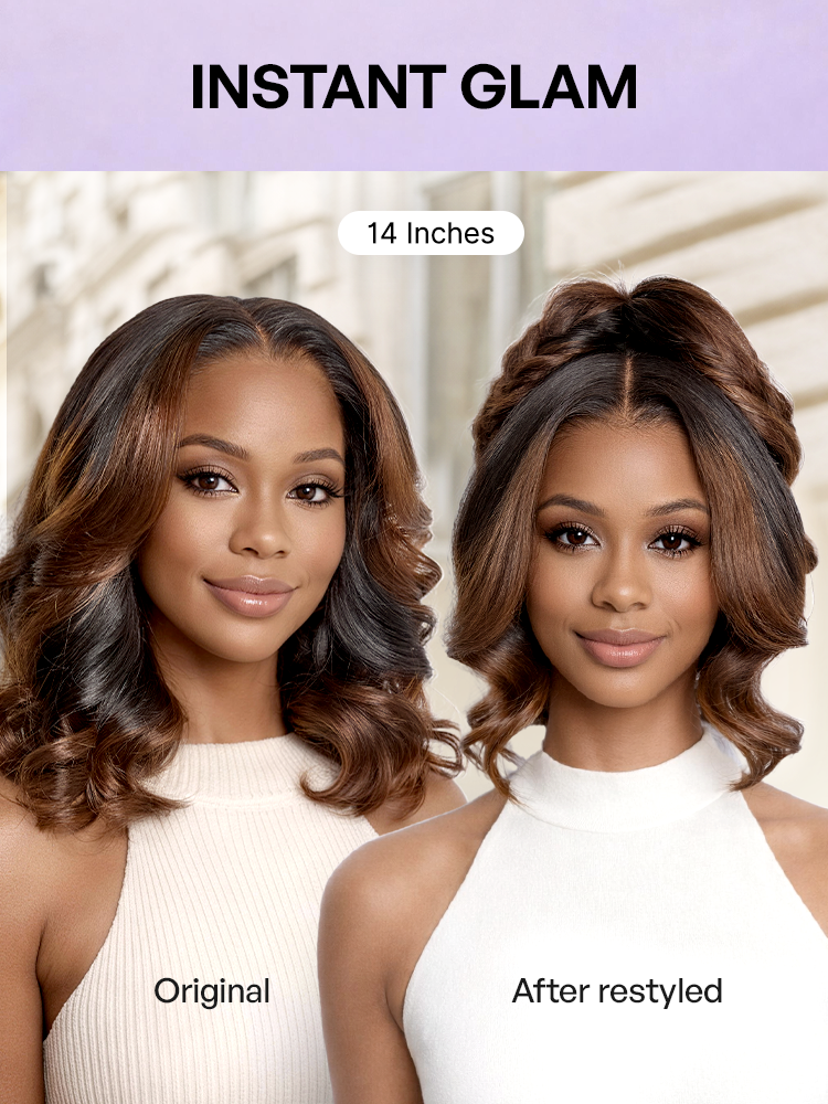 Luvme All-Day Curl Hold™ Premier Grade Hair Shoulder Length Body Wave CuticleAlign™ PartingMax Glueless 7x6 HD Lace Wig Pre-Cut Lace-51