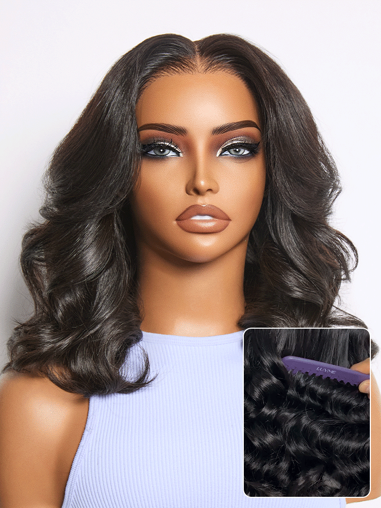 Luvme All-Day Curl Hold™ Premier Grade Hair Shoulder Length Body Wave CuticleAlign™ PartingMax Glueless 7x6 HD Lace Wig Pre-Cut Lace-49