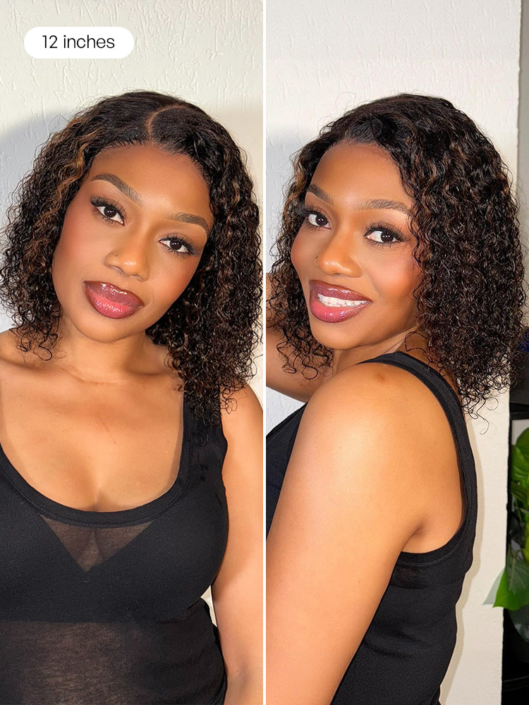 Wet and Wavy 5x5 Closure Pre-Cut Lace Water Wave Wig Glueless Side Part Human Hair Wig-49