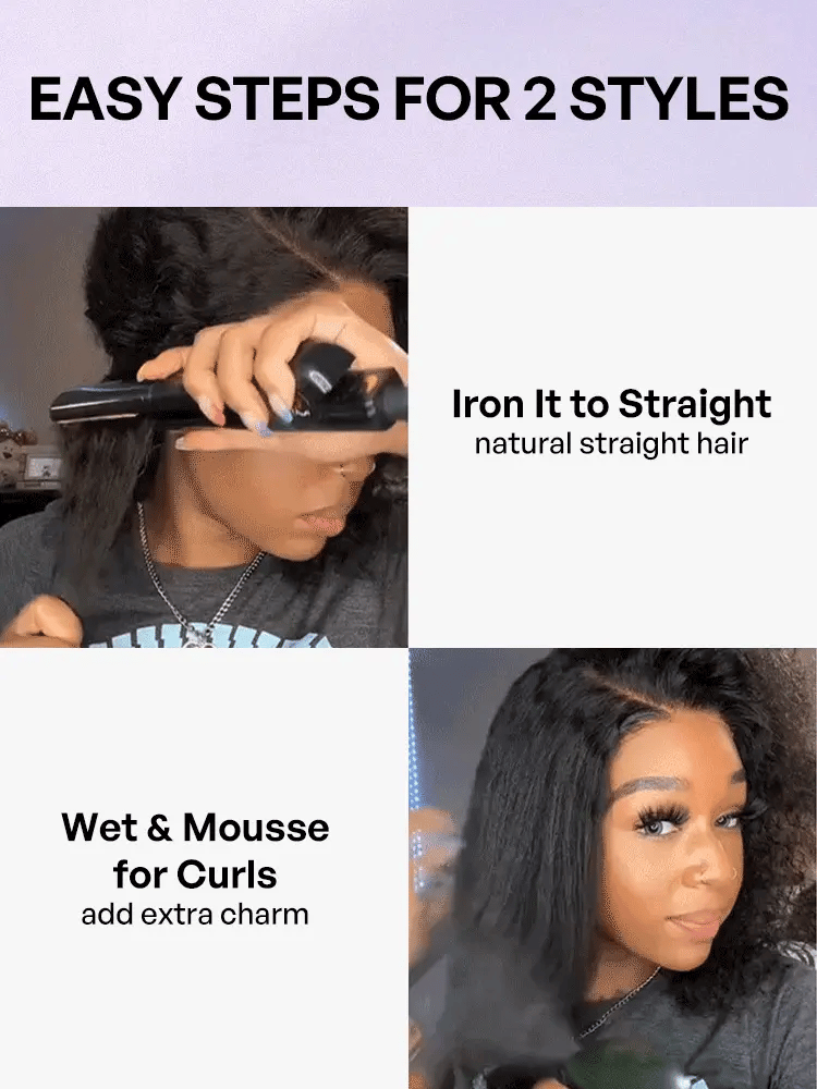Wet and Wavy 5x5 Closure Pre-Cut Lace Water Wave Wig Glueless Side Part Human Hair Wig-41