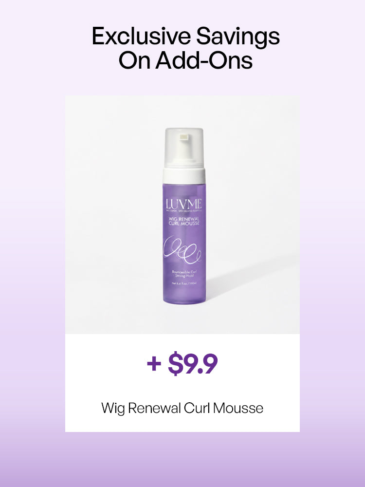 EXCLUSIVE ADD-ON|US Only | Wig Curl Mousse with Coconut Oil & Shea, Bounceable Curls, Strong Hold, Frizz Control Styling-01