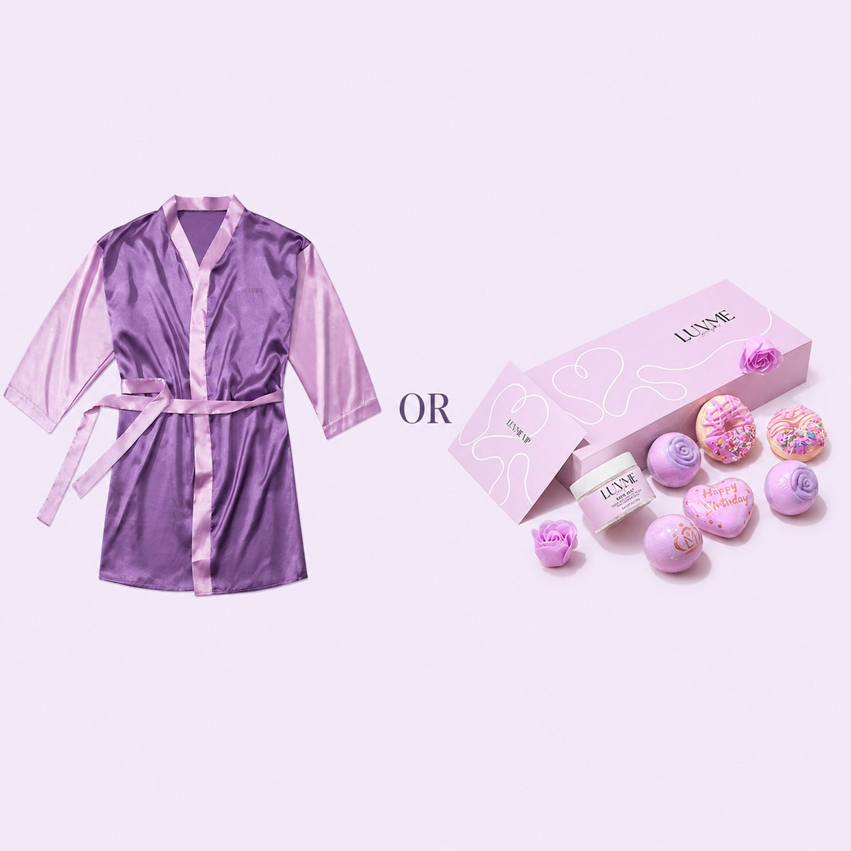 Luvme Luxury Birthday Gift – Cozy Robe or Bath Ball Set-05