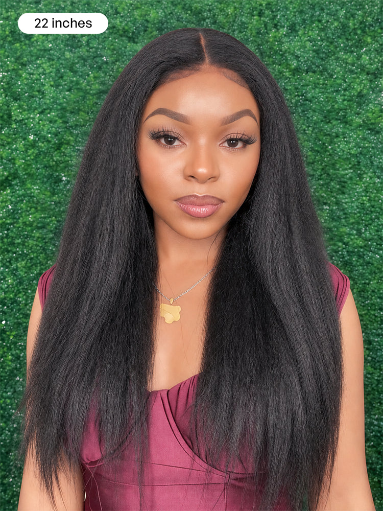 VIP DAY ONLY - Luvme All-Day Comfort Wig 4C Kinky Edges Kinky Straight Glueless 7x6 Closure HD Lace Human Hair Wig Pre-Cut Lace-03