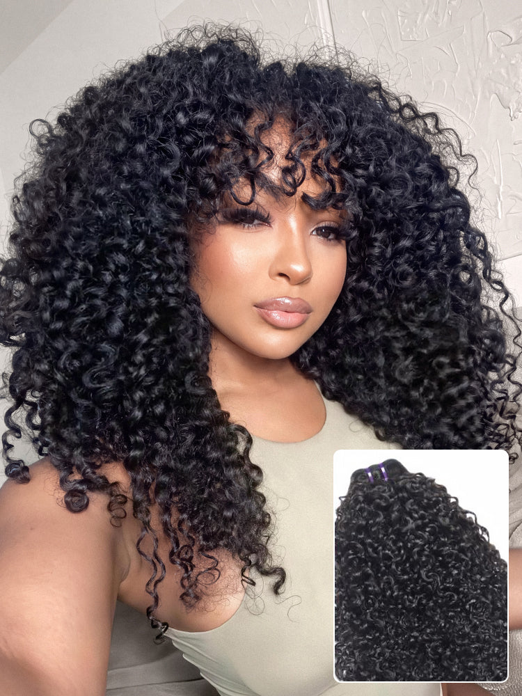 Messy Burmese Curly / Silky Straight / Body Wave / Deep Wave  Bundles 100% Premium Remy Human Hair Bundles 1pc / 3pcs-36