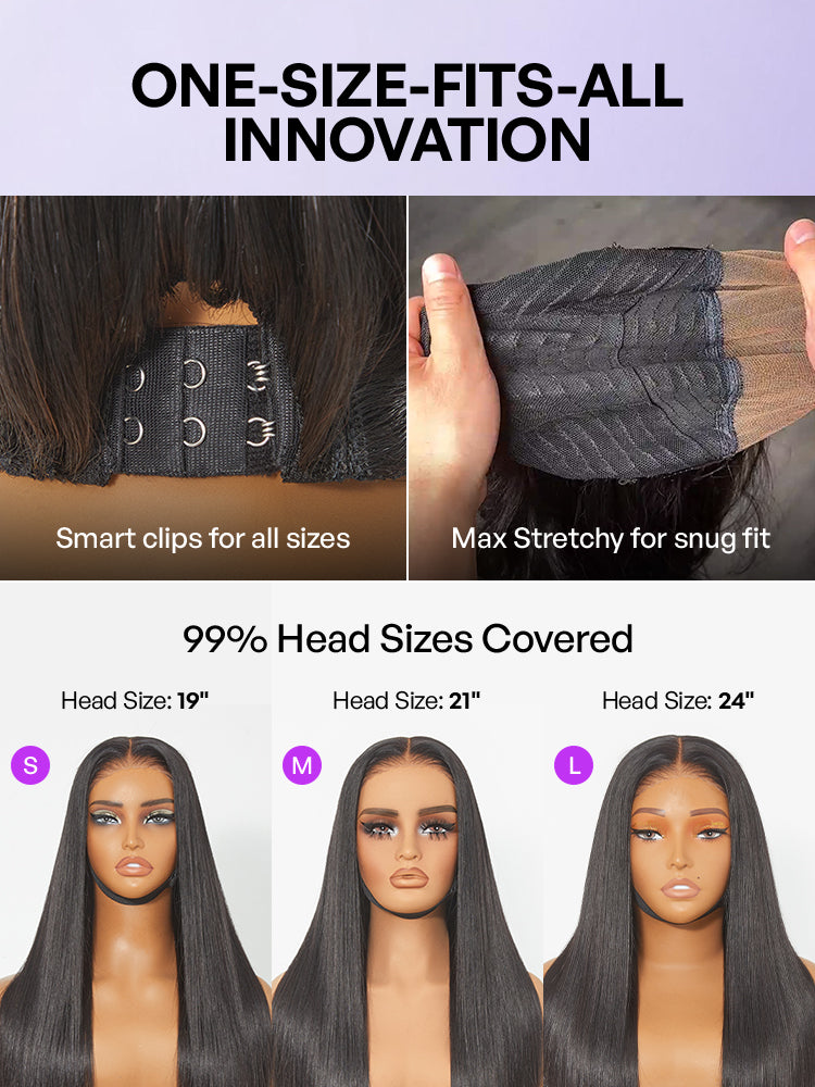 Luvme All-Day Comfort™ Wig Blonde Highlight Blunt Cut Bob Glueless Minimalist HD Lace Short Bob Wig Pre-Cut Lace-35