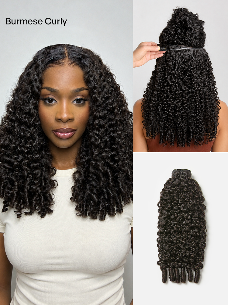 Straight / Body Wave / Kinky Curly / Yaki Straight / Kinky Straight / Messy Curly Clip in Hair Extensions Real Human Hair Pieces 135g 9pcs / 7pcs with Free Gift-45