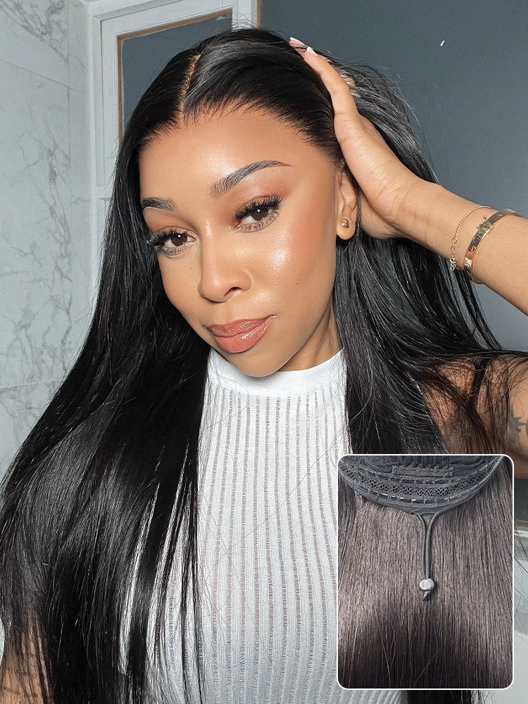 Luvme PreMax 13x4 frontal lace wig with straight style, long length, 180% density, glueless, pre-cut lace for natural look