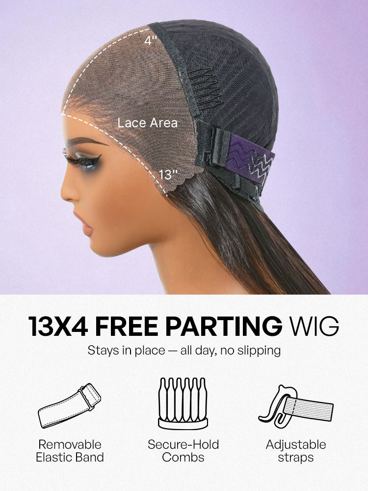 180% Density Water Wave HD 13x4 Frontal Lace Free Part Glueless Human Hair Wig Pre Cut Lace-34