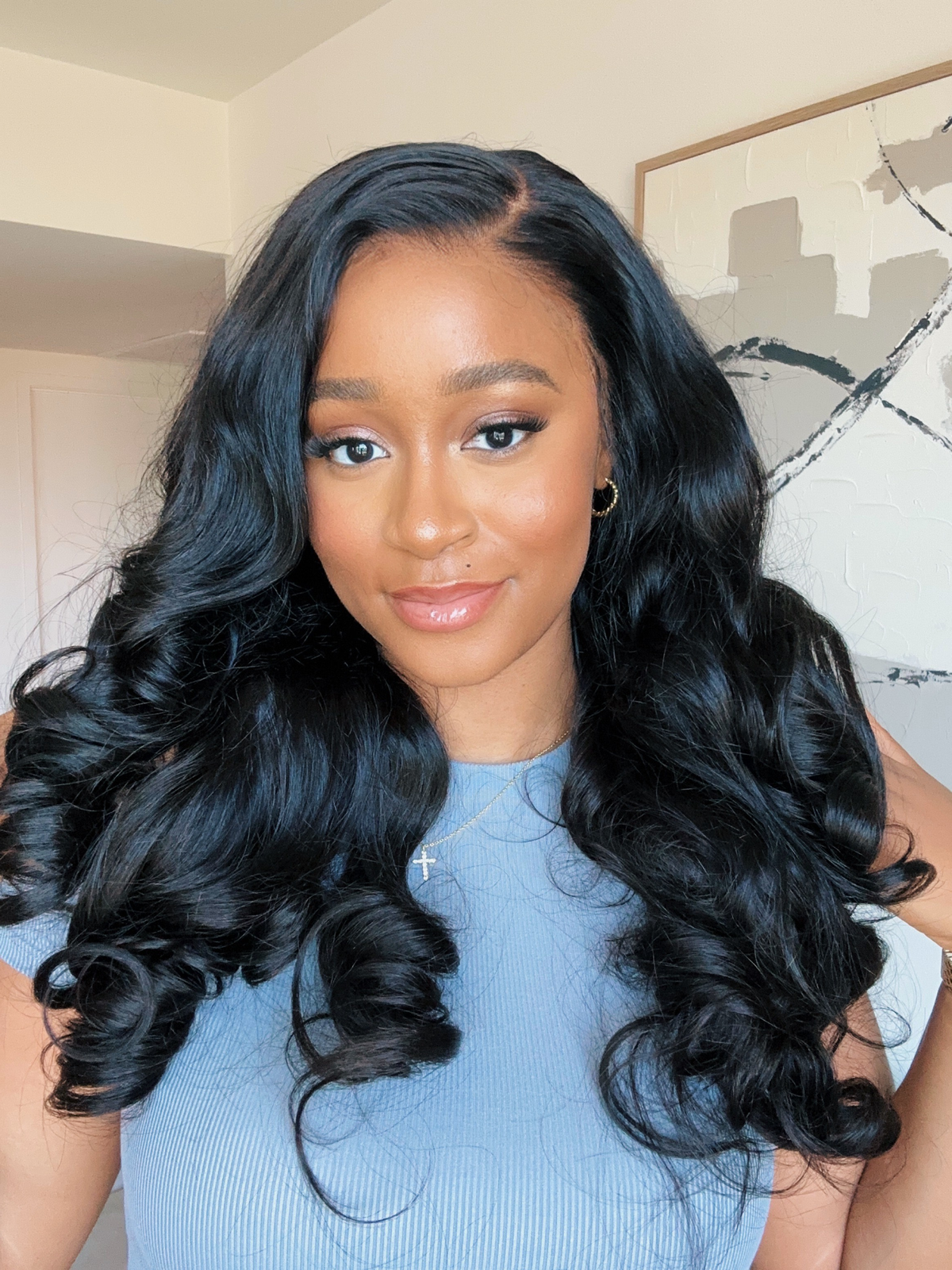 NatureMAX™ 250% Density Loose Wave Glueless 13x6 HD Lace Front High Density Long Wig Pre-Cut Lace Flexi-Fit Drawstring Cap-26