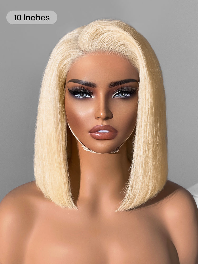 Luvme Hair PreMax Wigs blonde 613 silky straight 5x5 closure HD lace wig with pre-cut glueless lace for easy wear