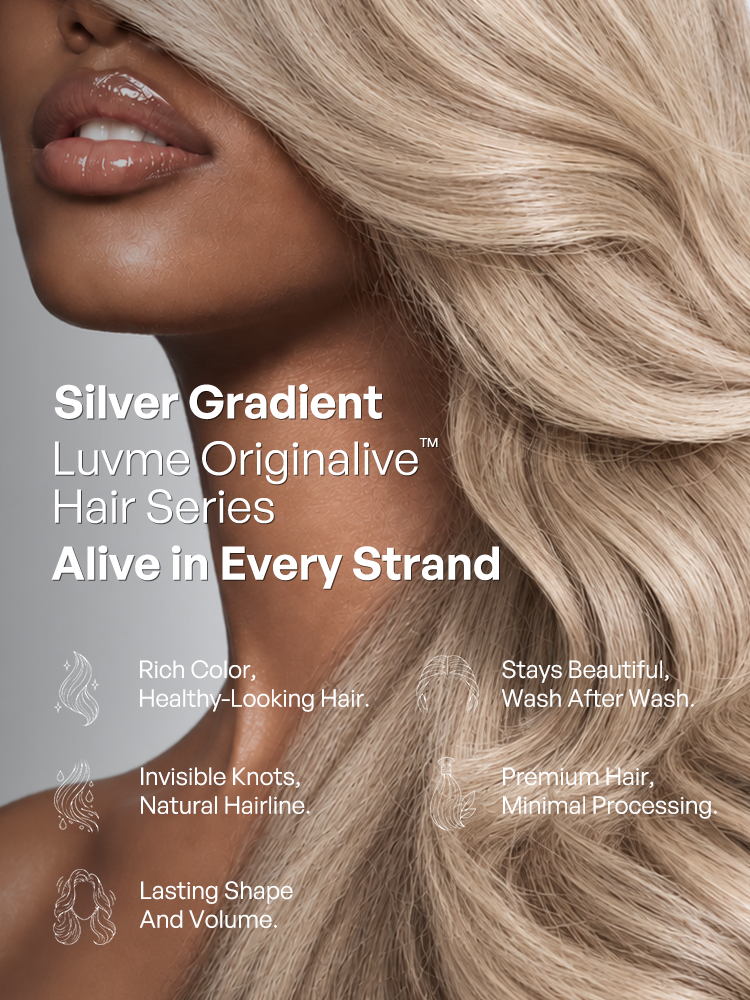Luvme OriginaLive Hair 180% Density Ombre Ash Blonde Loose Wave Glueless 13x6 HD Lace Front Wig Pre-Cut Lace Flexi-Fit Drawstring Cap-02