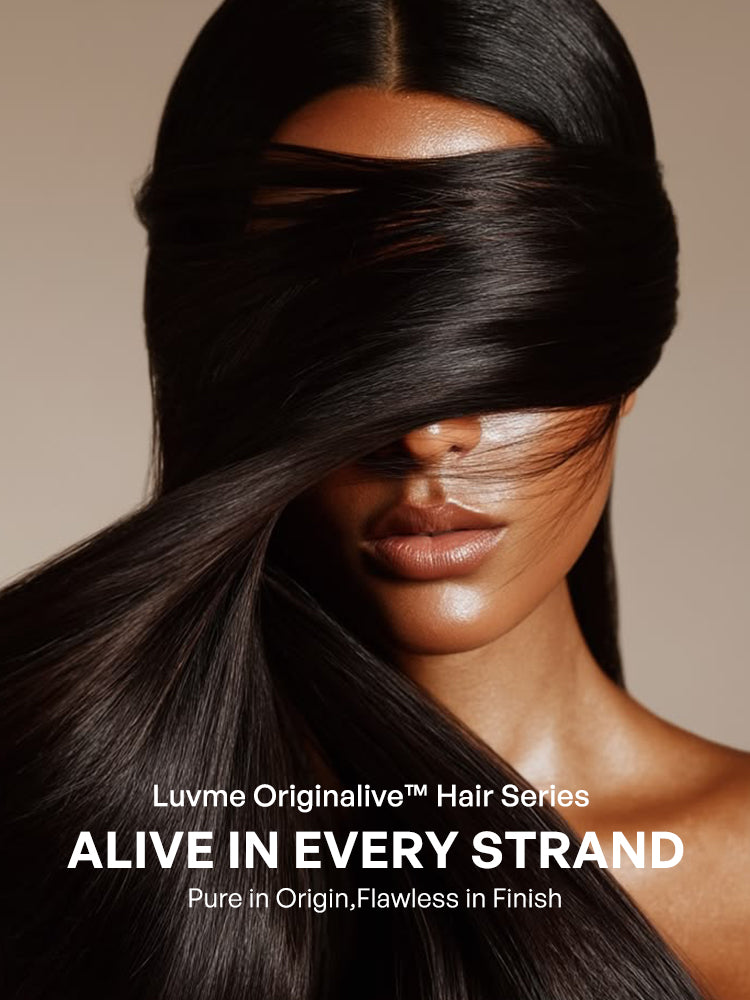 Originalive™ Bundles - Luvme 100% Unprocessed Raw Human Hair Natural Shiny Soft Long-lasting Premium Straight Hair Weft US Only-30