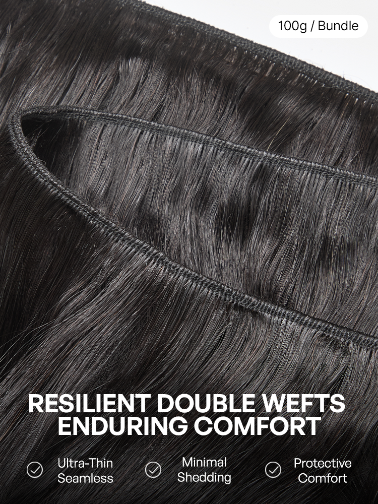 Luvme Hair Originalive™ Bundles with natural soft, shiny virgin human hair body wave extensions in long, unprocessed strands