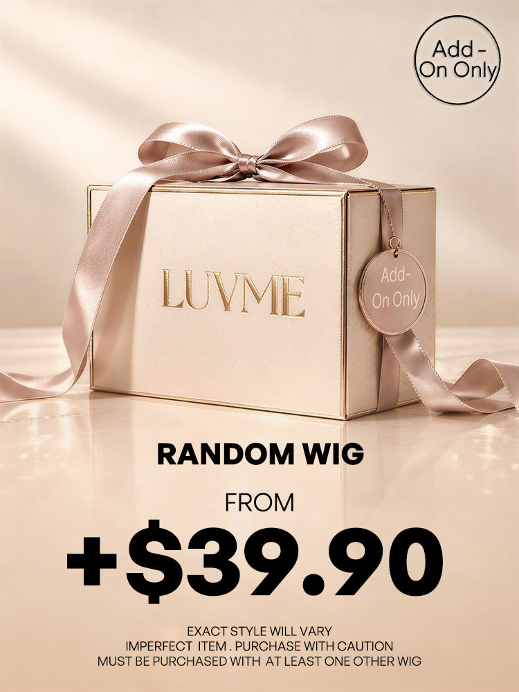 Luvme Hair minimalist lace wig add-on with curly, body wave, or straight textures in 8-16 inches, natural hair appearance