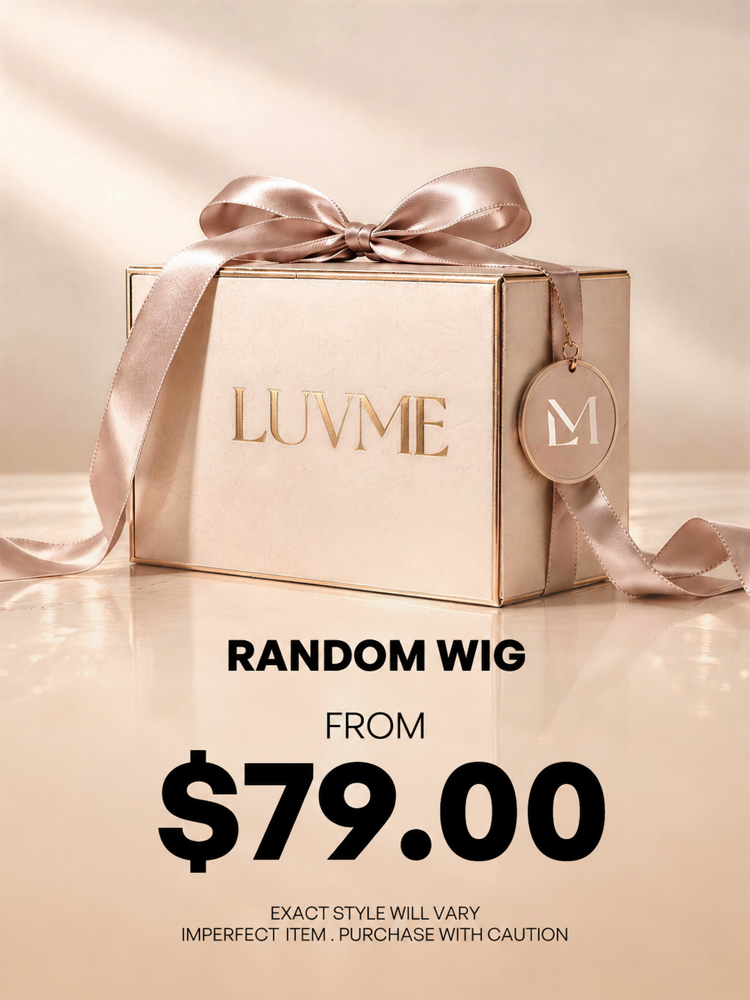 Luvme Hair frontal lace wig with curly, body wave, and straight styles in 8-24 inches, natural hairline, no code needed.