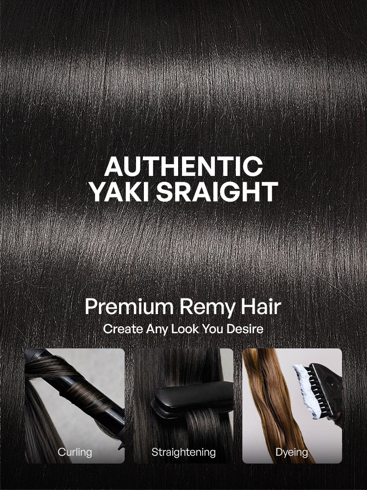 Luvme Yaki Straight Zero Trace Airysoft Invisible Clip in Hair Extensions 110g Upgraded Seamless Blend & Soft-16