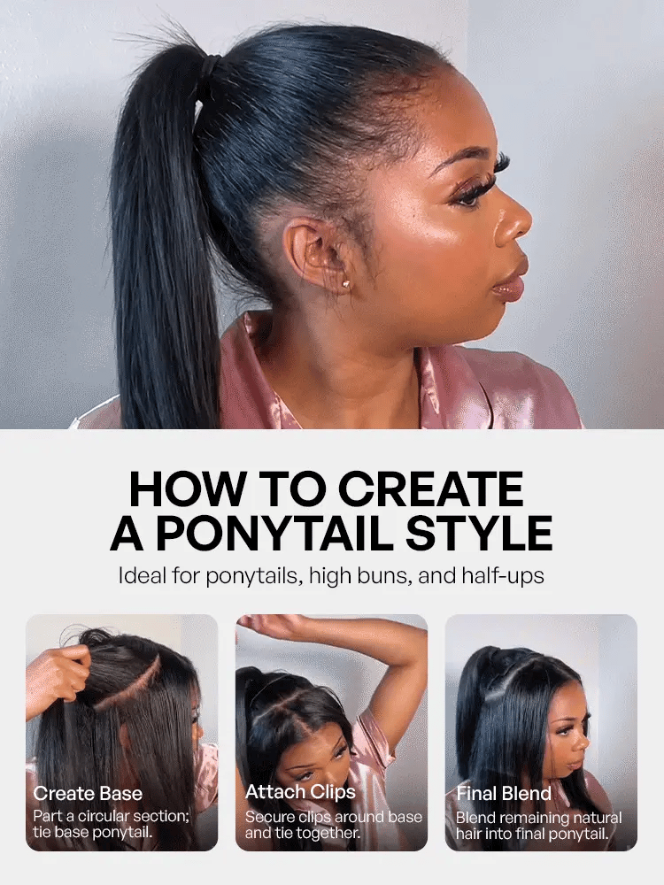 Luvme Yaki Straight Zero Trace Airysoft Invisible Clip in Hair Extensions 110g Upgraded Seamless Blend & Soft-22