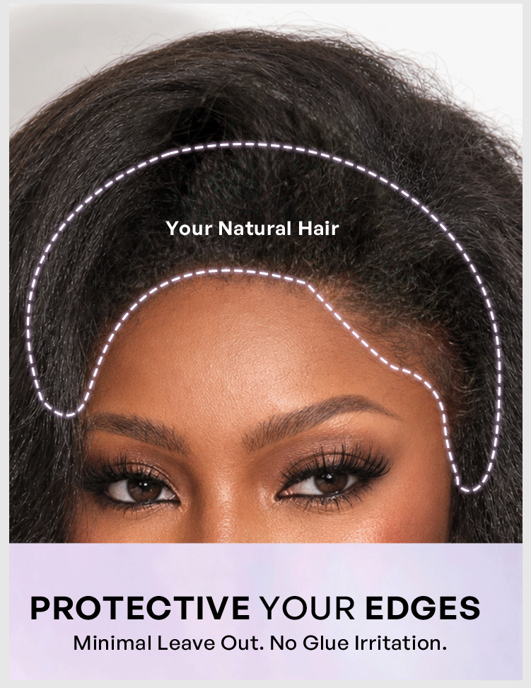 Fluffy & Full 200% Density Kinky Body Wave Flexi-Fit Drawstring Glueless Half Wig-12