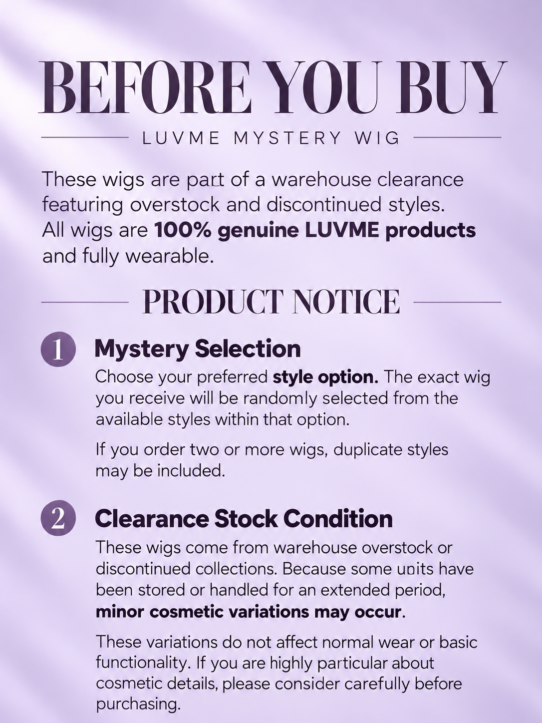 Luvme Hair minimalist lace wig add-on in random style, 8-12 inches, natural black color, showcasing lace and hair texture.