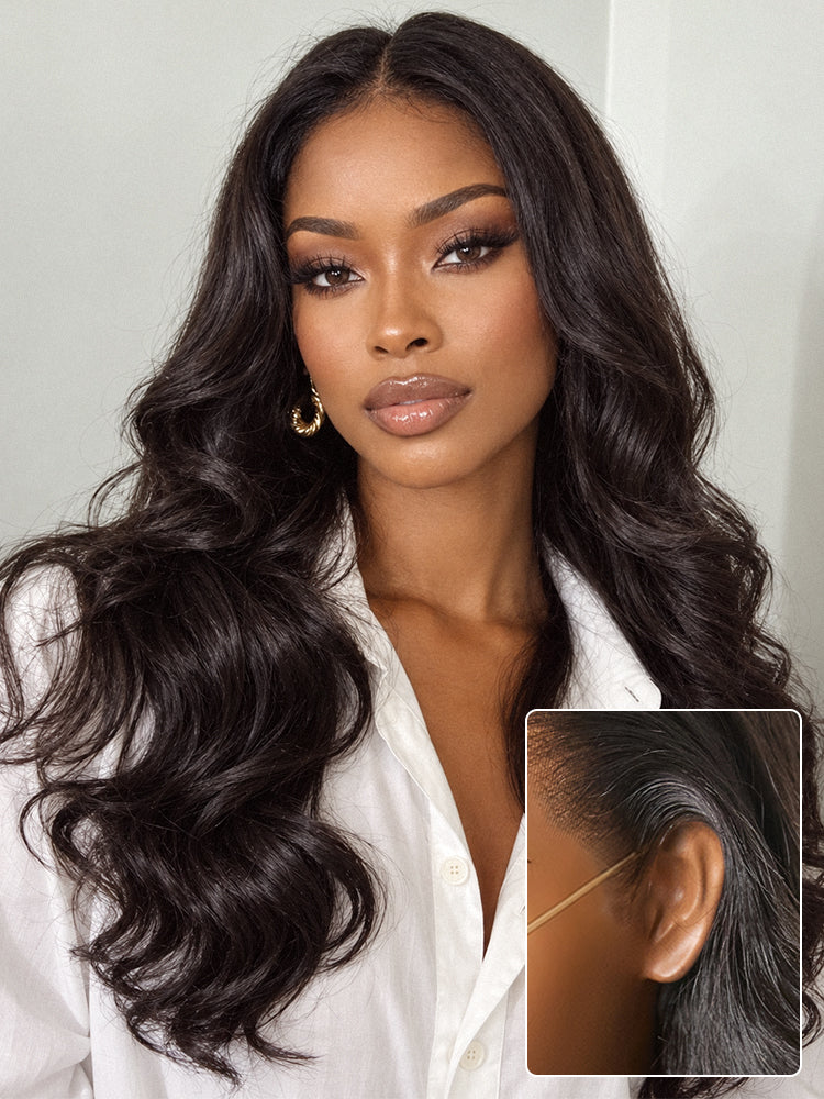 Luvme Hair NatureMAX 250% density loose wave 13x4 HD lace front glueless wig with drawstring cap
