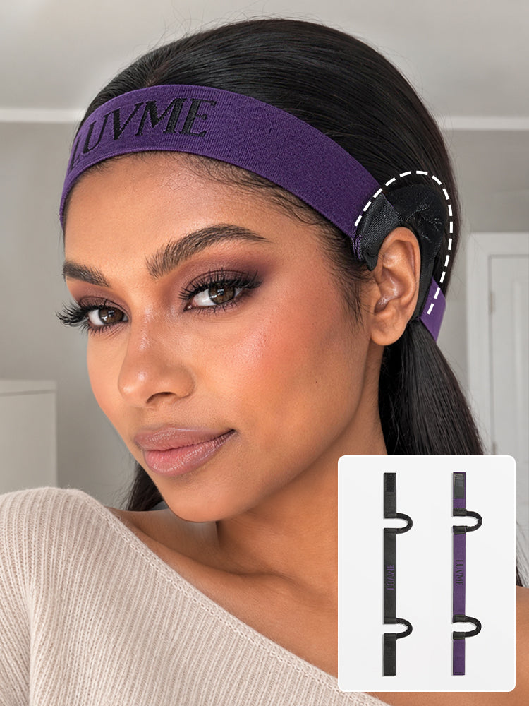 Luvme Hair Lace Melting Band 2.0 with ear cutouts, soft adjustable fit for wigs