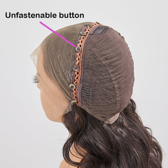 Detachable 13x4 Lace Frontal Lego Wig, Length Switched Arbitrarily | Free Combination-04