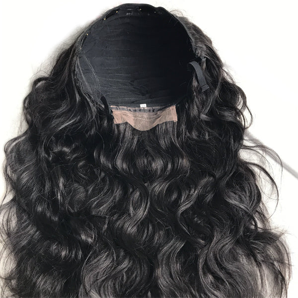 Body Wave Half Wig High Density Affordable 100% Human Hair Wig - US ONLY-06