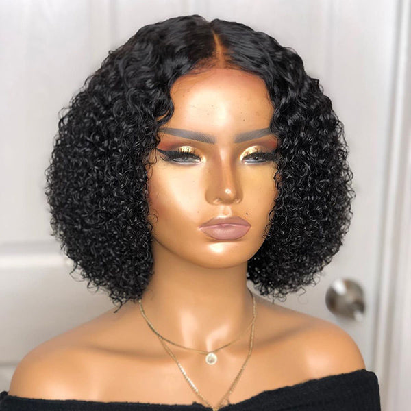 Limited Restock | Celebrity Style Small Kinky Curl Lace Closure Wig - US Only-05