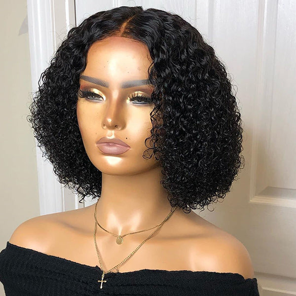 Limited Restock | Celebrity Style Small Kinky Curl Lace Closure Wig - US Only-07