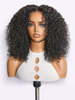 Beginner Friendly 180% Density Glueless 5x5 Closure Pre-Cut Lace Afro Curly Wig Flexi-Fit Drawstring Cap-01