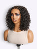 Readitress™ Boho Braids Deep Curly Glueless 5x5 Closure Lace with Braided Top Human Hair Wig Pre-Cut Lace-61