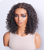 Readitress™ Boho Braids Deep Curly Glueless 5x5 Closure Lace with Braided Top Human Hair Wig Pre-Cut Lace-61