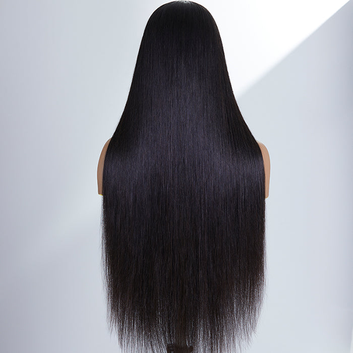 Luvme Vanessa silky straight long wig with bangs, no lace, glueless, 100% human hair, ready-to-wear throw-on-and-go style.