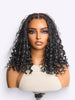 Readitress™ HD Full Lace Knotless Boho Curls Braided Bob Wig Flexi Fit Invisi Drawstring Cap-34
