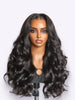 NatureMAX™ 200% / 250% Density Loose Wave Glueless Ear-to-ear 13x4 HD Lace Front Wig Pre-Cut Lace Flexi-Fit Drawstring Cap-28