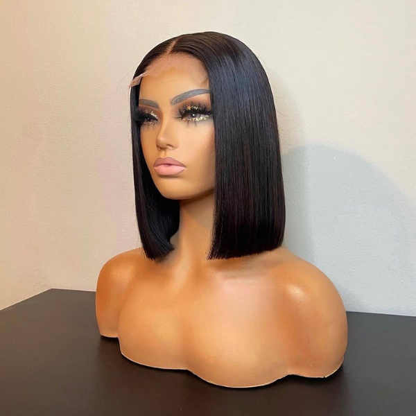 5x5 Closure Glueless Undetectable Lace Bob Wig | Pre-plucked-02