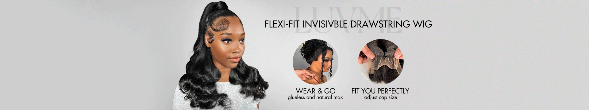 Invisible Drawstring Wigs