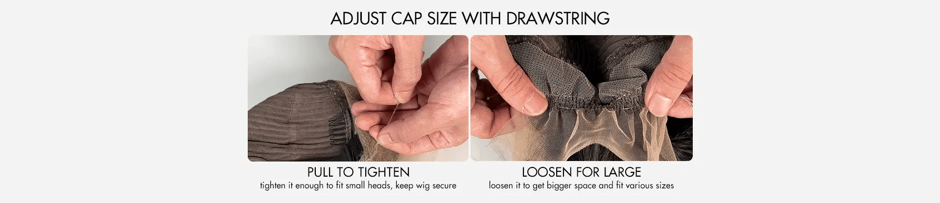 How to use Drawstring Wigs 