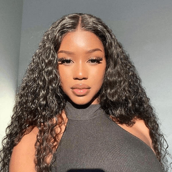 Limited Restock | Water Wave 5x5 Closure HD Lace Glueless Mid Part Long Wig 100% Human Hair- US Only-01