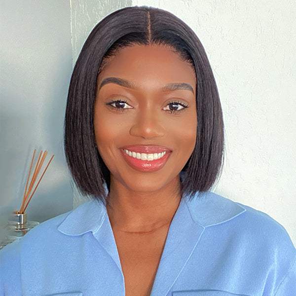 Glueless 5x5 Closure Lace Bob Wig 100% Human Hair - US Only-03