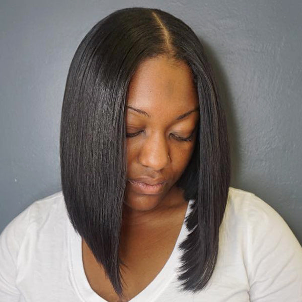Quick & Easy Affordable U Part Bob Wig 100% Human Hair  - US Only-05
