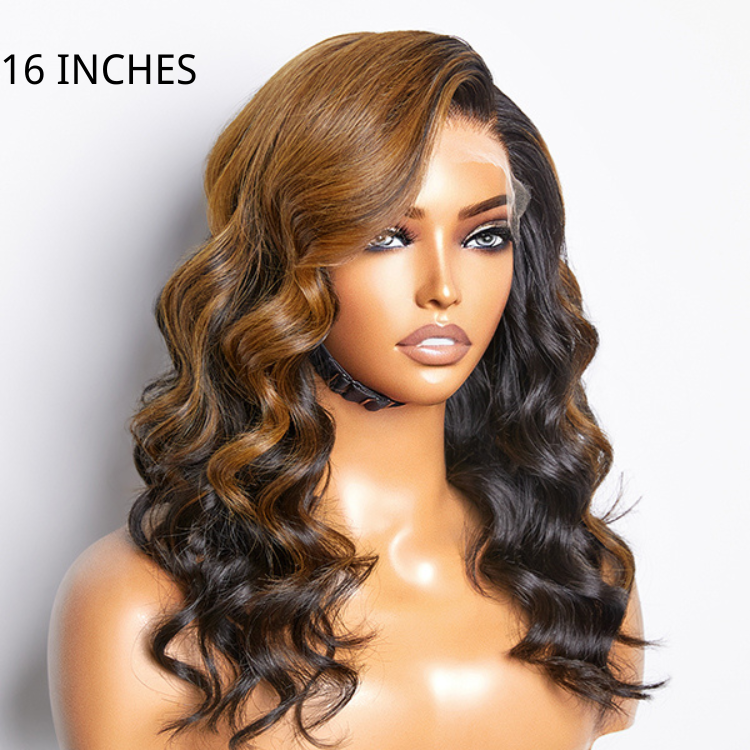 Limited Design | Blonde Highlight Loose Wave Left C Part Glueless 5x5 Closure HD Lace Wig