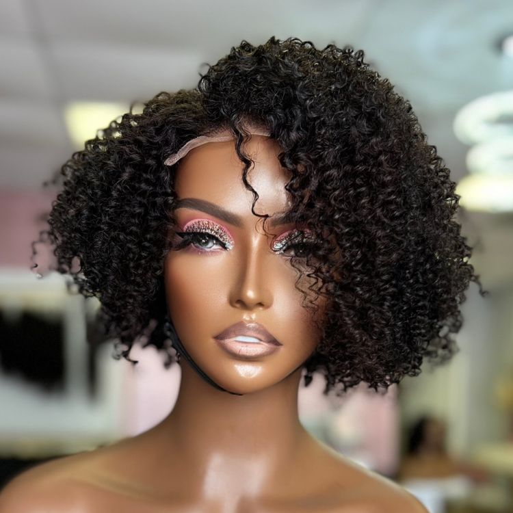 Points Rewards | Ready To Go Side Part Jerry Curls Glueless 5x5 Closure Lace Wig Light Weight