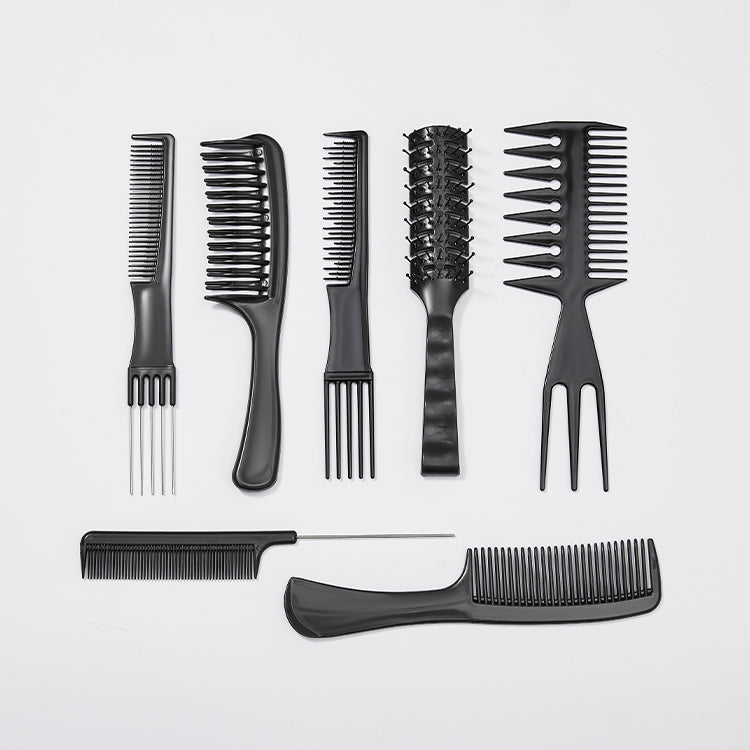 7pcs / 1 Set Antistatic Heat Resistant Hair Comb Set for All Hair Types & Styles